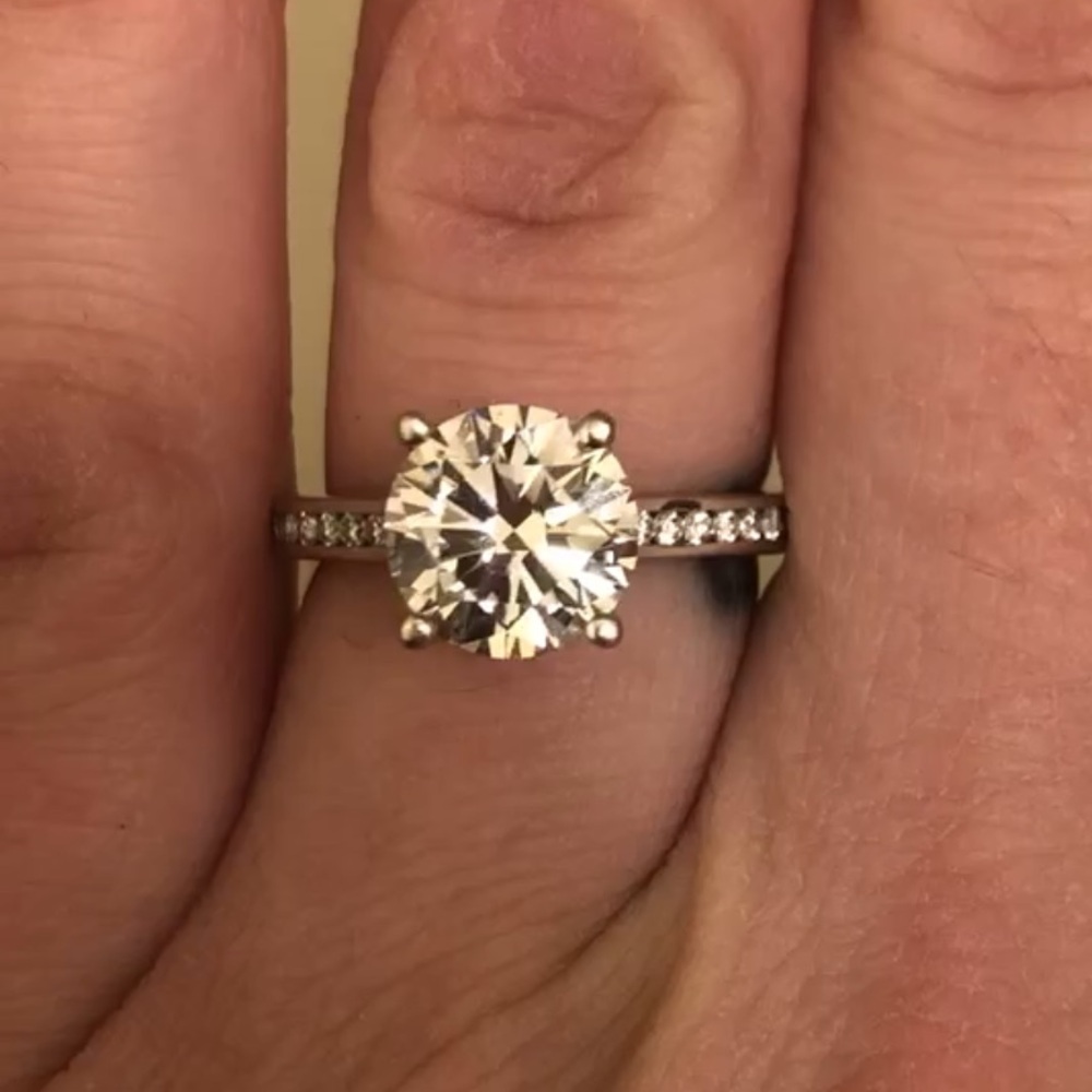 2 Karat Lab Grown Diamond Ring